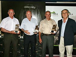  Tres han sido los rehaleros premiados en esta edición: Isidoro Moreno López Rey, Marciano Camino y Ángel Campos del Campo.