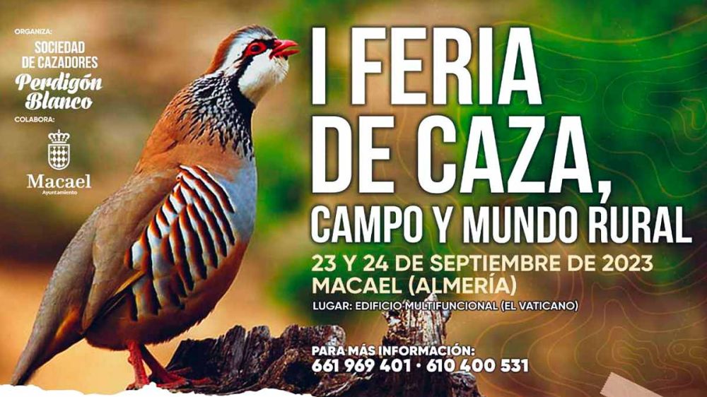 I Feria de Caza, Campo y Mundo Rural: 23 y 24 de septiembre en Almería