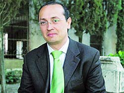  El portavoz en Granada de la Ejecutiva Nacional del Partido Andalucista, Fernando Egea.
