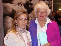  Lola Merino y Mariann Fischer Boel, en el marco del Congreso Europeo de Agricultura celebrado en Bruselas.