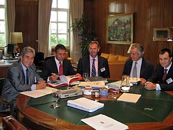  Andrés Gutiérrez, Josep Puxeu, Ignacio Valle, Juan Garay y Santiago Ballesteros.