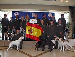 Equipo español de San Huberto y Perros de Muestra. Equipo español de San Huberto y Perros de Muestra.