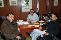  Ramón Rodríguez, Javier Nogueira y Manuel Pérez.
