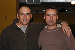  Antonio Vázquez Gómez, campeón autonómico, y Jorge Jorge Montero, subcampeón.