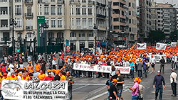  Manifestación caza Valencia