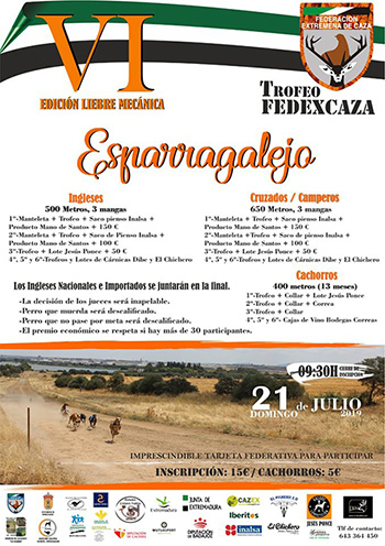  Trofeo Fedexcaza Edición Liebre Mecánica