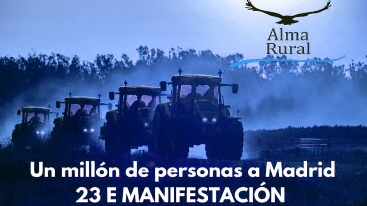   Alma Rural manifestación 23 enero 2021 Madrid