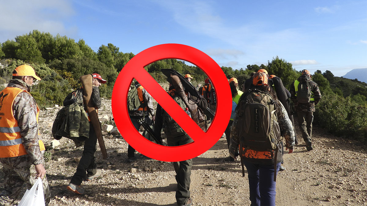  Prohibida la caza en Cataluña