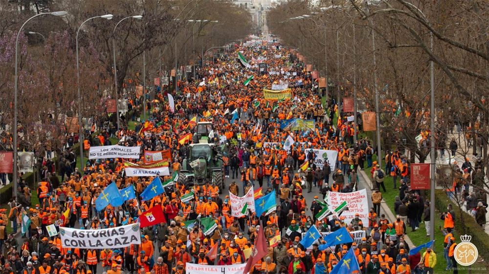 La RFEC apoyará y secundará las manifestaciones de Pamplona y Valencia en defensa de la caza