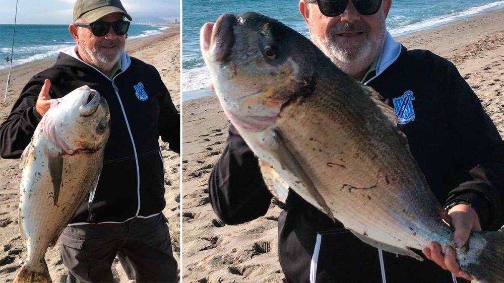 Un pescador de 70 años cumple su sueño de pescar una dorada de tamaño XXL