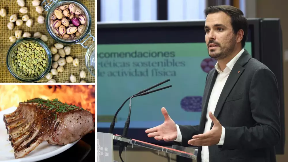El ministro de Consumo recomienda cambiar carne por legumbres y una nutricionista le deja en ridículo ante toda España
