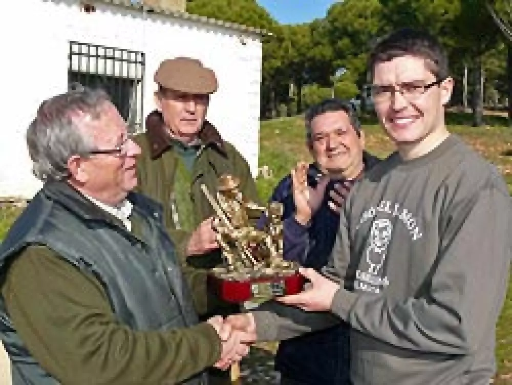 Antonio Ruiz Barragán, campeón provincial de Caza Menor con Perro