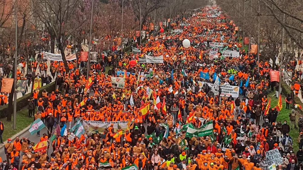 ¿De quién es la culpa de que los medios de comunicación no hablen de la manifestación de cazadores?