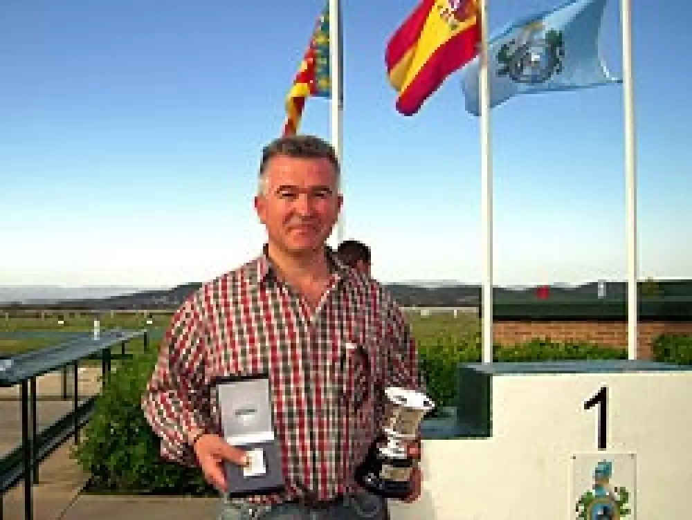 Juan Carlos Palomares, campeón de España de Palomas a Brazo