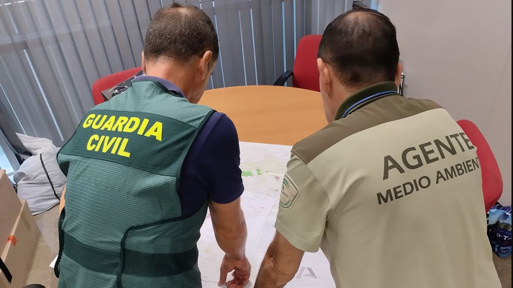 La Guardia Civil detiene a un individuo de 68 años e investiga a otro de 64 por cinco incendios forestales