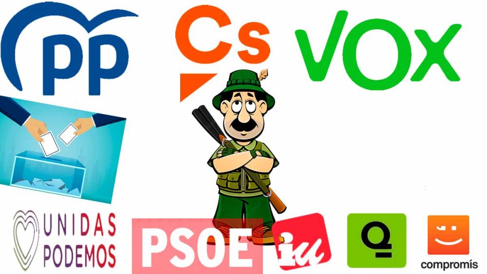 Soy cazador. Soy cazadora. ¿A quién voto?