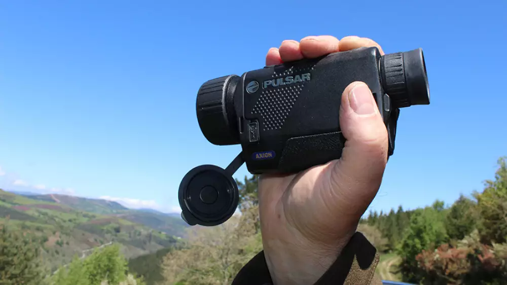 Monocular de visión térmica Axion