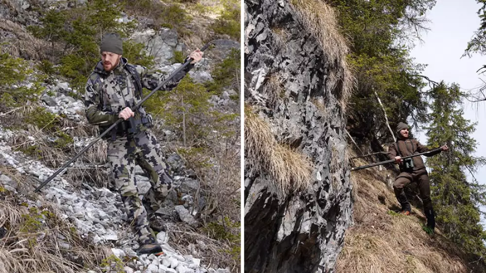 El carbono se abre paso en la caza de montaña