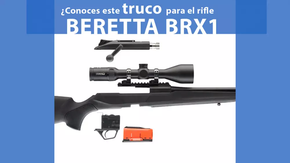 Así puedes montar el nuevo rifle Beretta BRX1 para diestro o zurdo