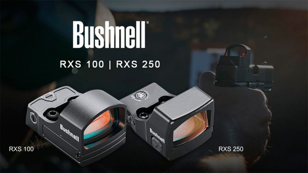 Nuevas ópticas de punto rojo Bushnell RXS-100 y RXS-250