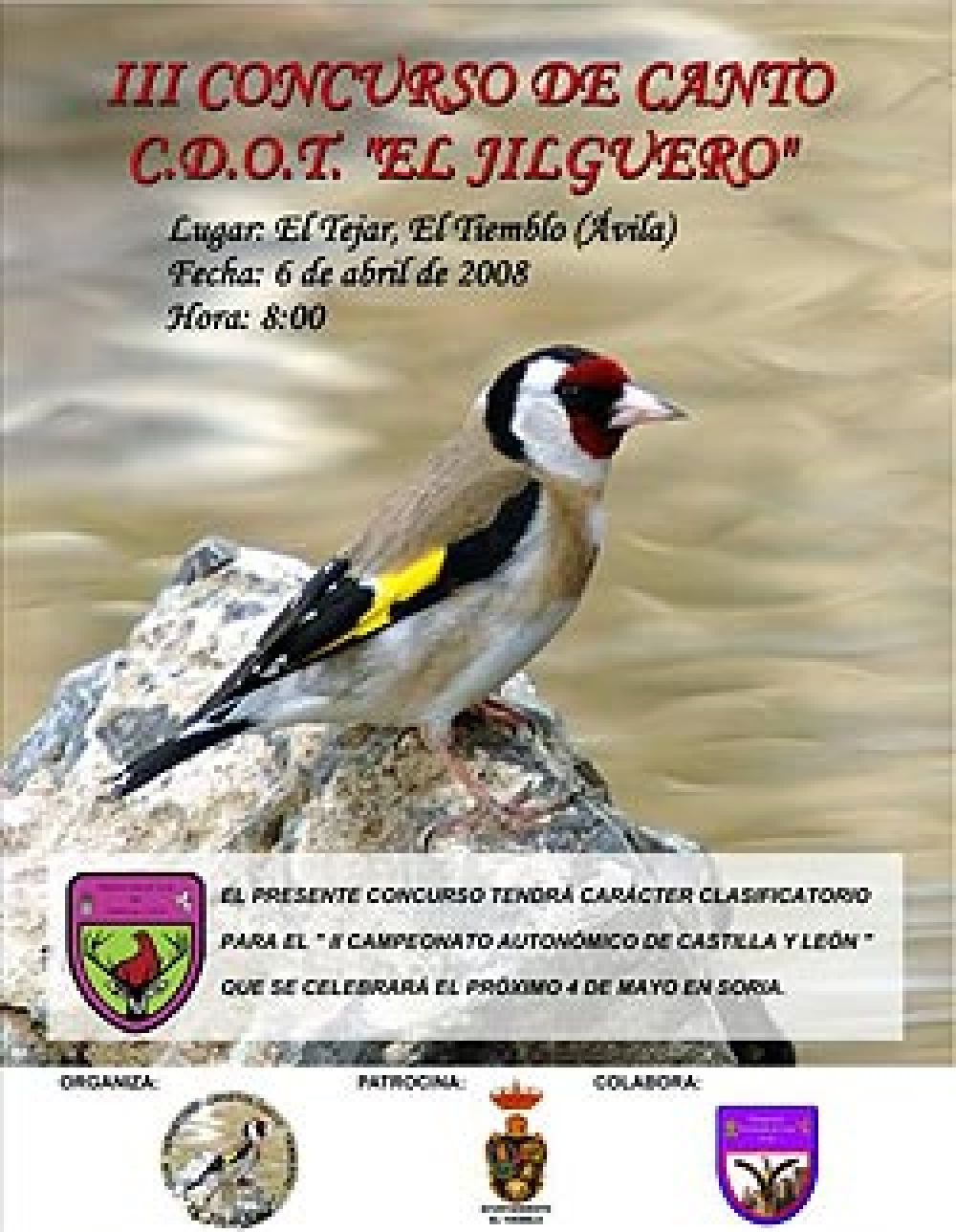 III Concurso de Canto «C.D.O.T. El Jilguero»